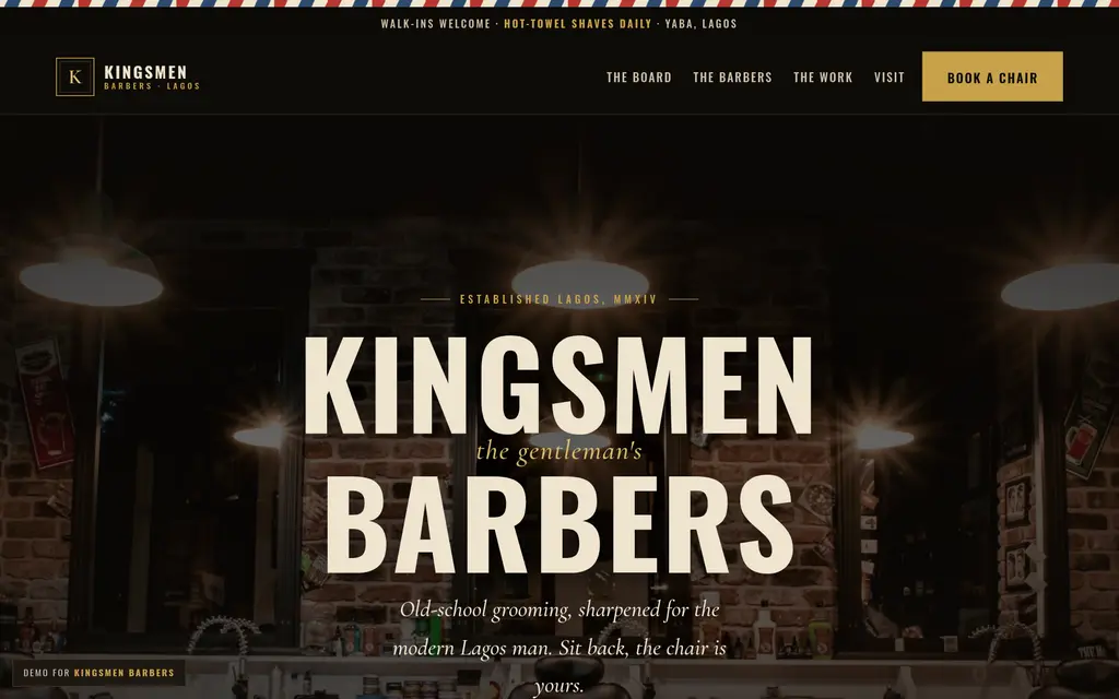 Barbershop in Lagos preview