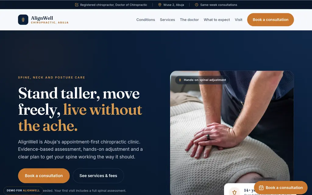 Chiropractic in Abuja preview