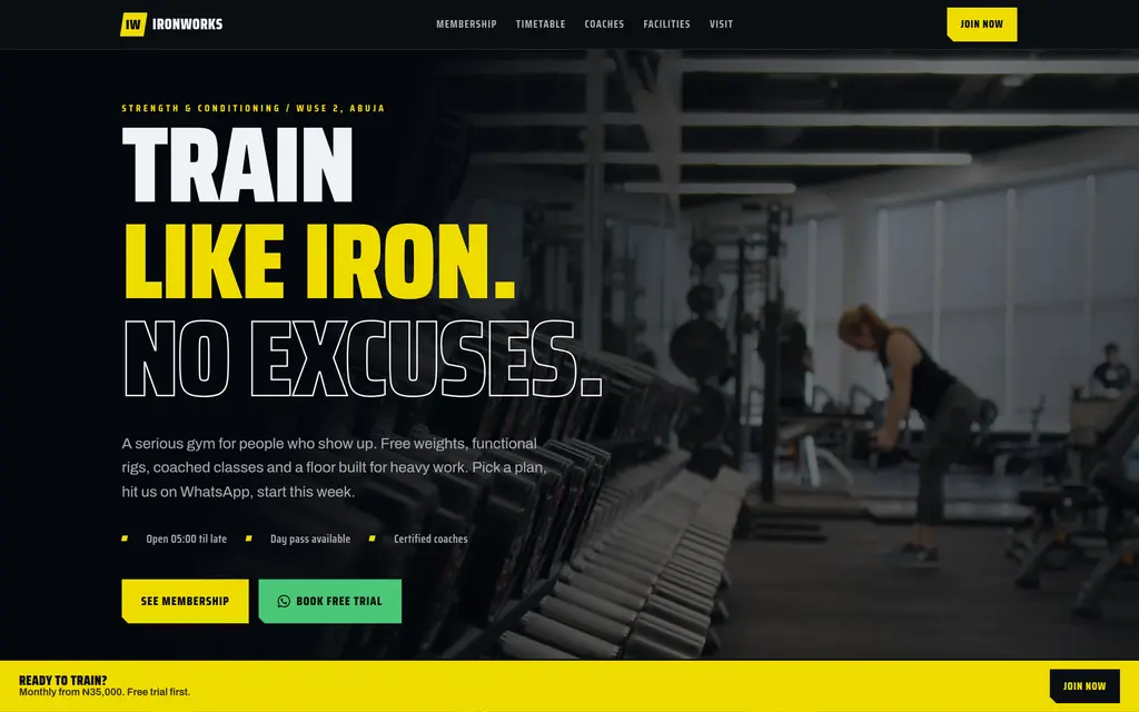 Fitness gym in Abuja preview