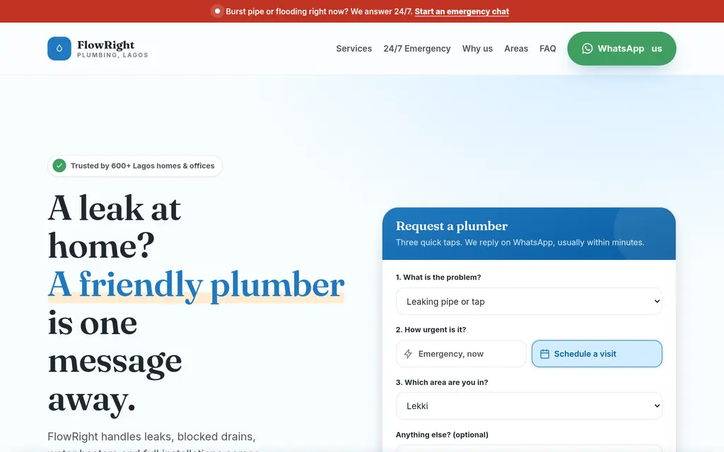 Plumbing in Lagos preview