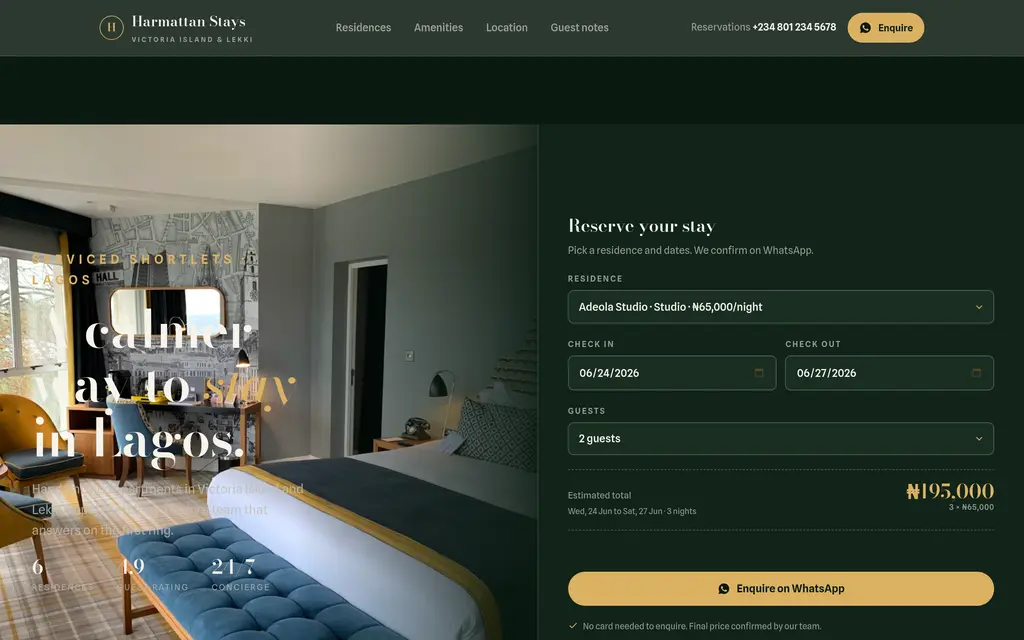 Shortlet apartments in Lagos preview